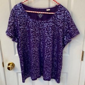 Chico’s Sequinned Top